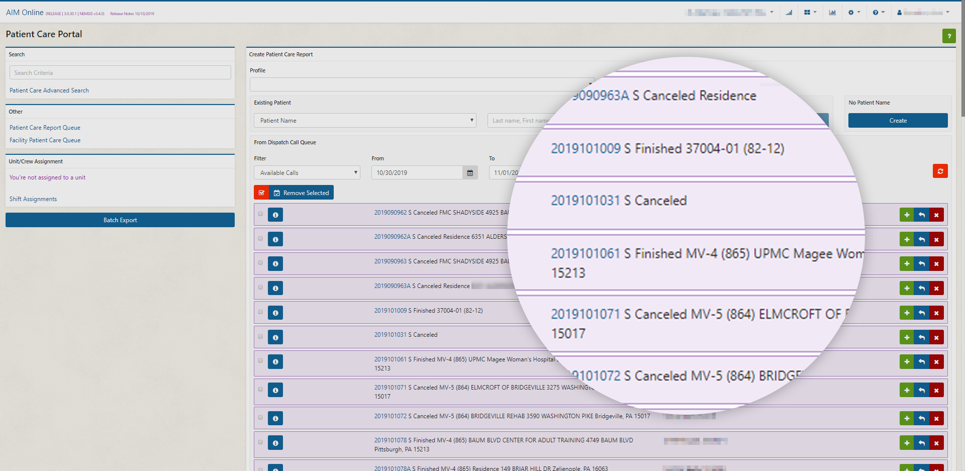 Patient Care Portal